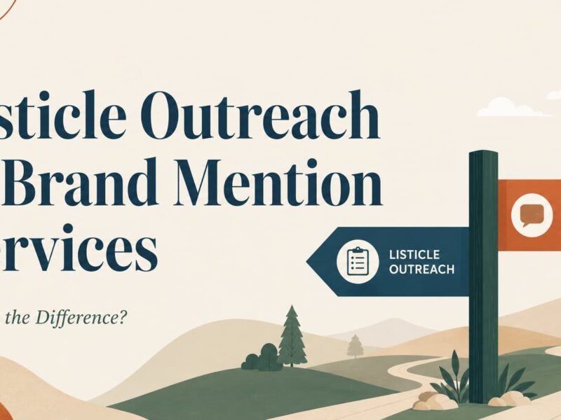 Listicle outreach vs brand mention services: Link building tactics compared to AI-powered brand visibility and entity authority in SEO